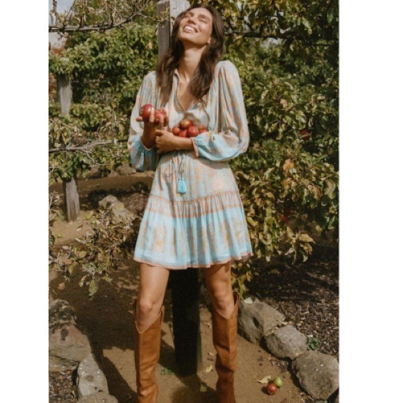 Spell & Gypsy juniper play dress eggshell blue| S - Picture 3 of 16